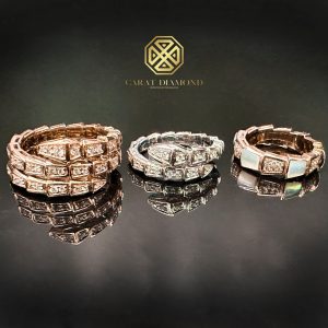 Nhẫn Bulgari Serpenti 18K kim cương