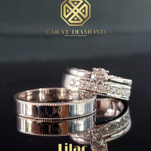 Nhẫn cưới 14k moissanite